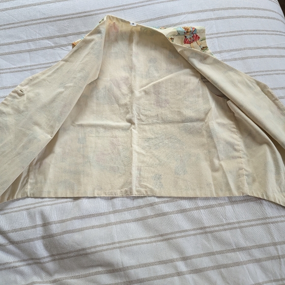 Vintage Print Vest size Medium - Picture 7 of 7